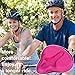 DAWAY C6 Large Comfy Cushioned Bicycle Seat Cover - Wide Gel & Memory Foam Padded Bike Saddle Cushion for Adults Youth Seniors, Fit for Peloton, Stationary Exercise, Cruiser, Mountain Road Bikes, Pink