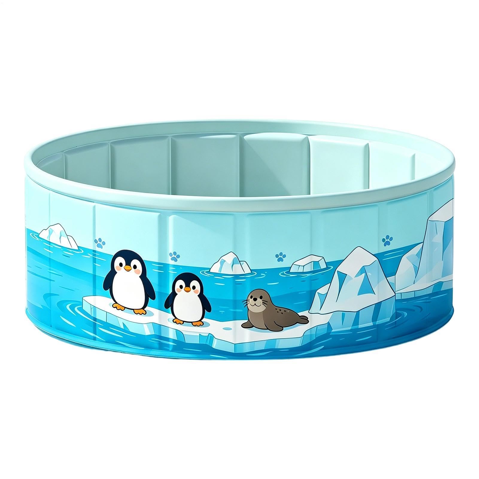 Kiddie Pool Grande Portatile Antiscivolo No Gonfiabile