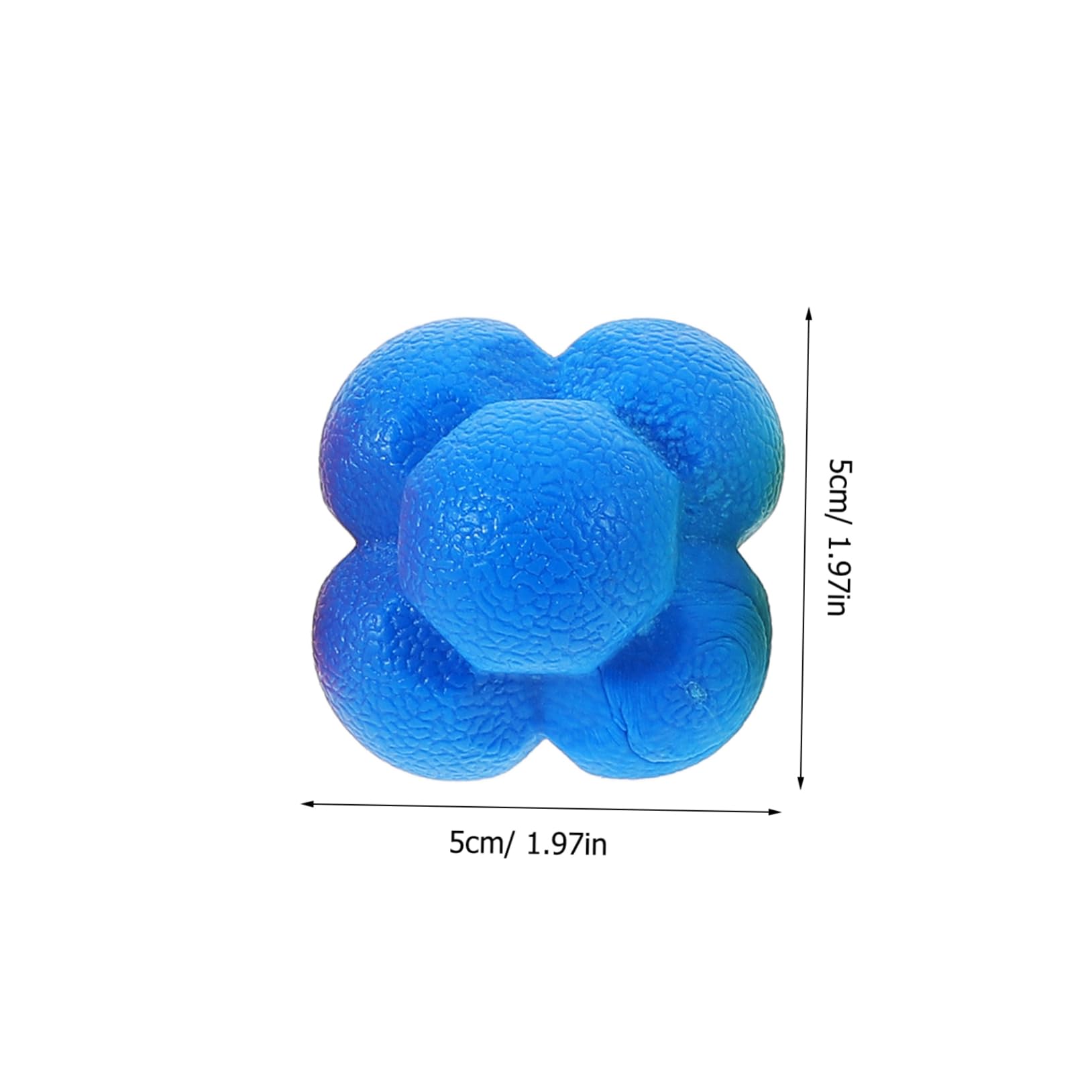UPKOCH Set de 4 Balones de Reacción Hexagonales de TPE, Ligeras y Resistentes para Entrenamiento de Velocidad y Agilidad en Interiores y Exteriores — view 2