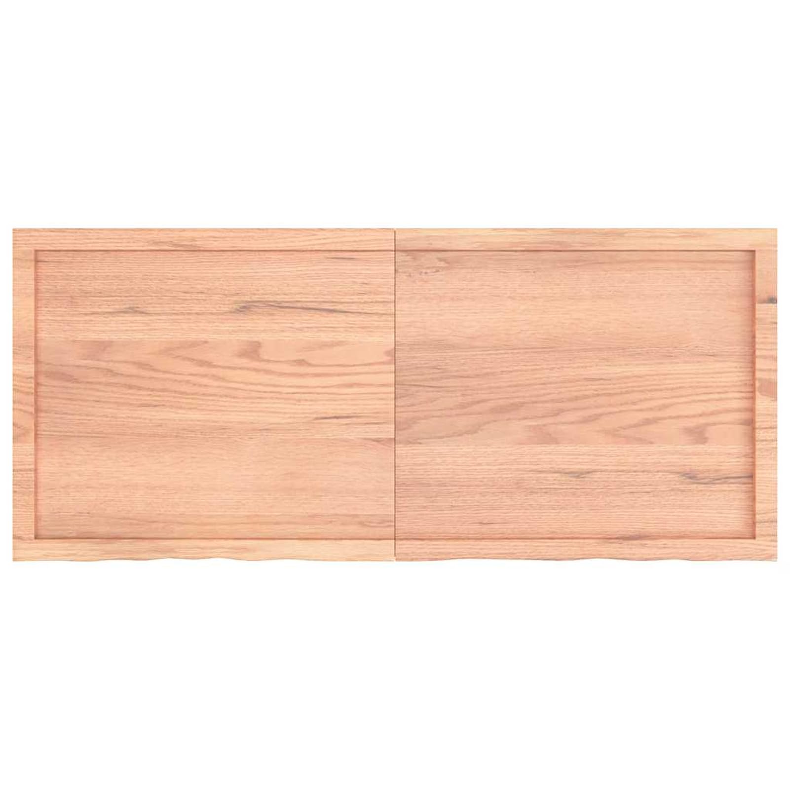 Piano Tavolo in Rovere Massello, Pieghevole con Cerniera, 140x60x(2-6) cm, Legno di Rovere Verniciato con Bordo Vivo, per Rinnovo Tavoli Casa e Ufficio