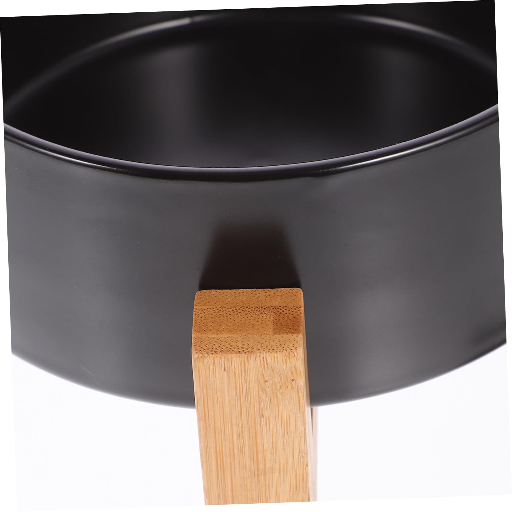 Toddmomy 1juego Comedero De Cerámica Doble con Soporte De Madera Antideslizante para Perros y Gatos para Comida y Agua Mediano Diseño Práctico y Seguro