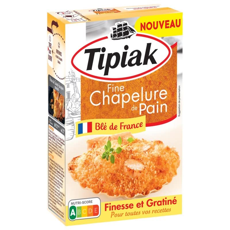 Tipiak Fine Chapelure De Pain 250G - La Touche Croustillante Pour...