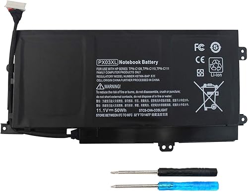 Miniatura 1 de Skyboy PX03XL - Batería para portátil HP Envy 14 Touchsmart M6 M6-K M6-k125dx M6-k025dx M6-k022dx M6-k015dx M6-k012dx M6-k010dx 14-k112nr 715050-001