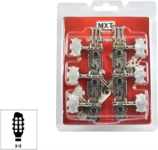 Tarraxa Pino Fino Cromada Para Violão Aço Original MXT