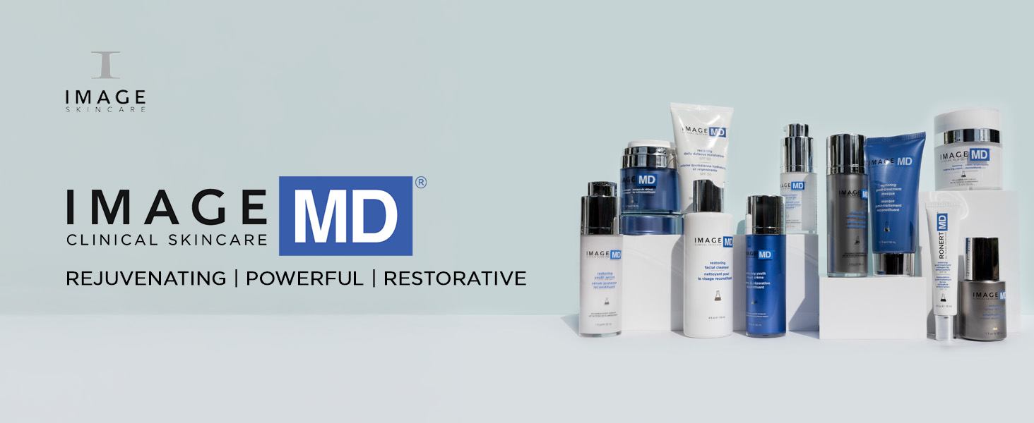 IMAGE Skincare, IMAGE MD Restoring Power-C Serum, 20% Vitamin C, Ferulic Acid Facial Serum to Reduce Pigmentation, Firm, Brighten Skin