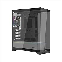 Noua Utopia FS100, Case Gaming ATX, Triplo Vetro Temperato Continuo Senza Cornici, Ventola ARGB e Strip LED ARGB, Supporto Raffreddamento Liquido fino a 360mm, Silver
