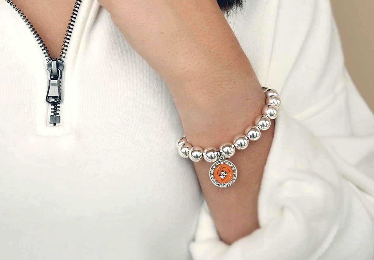 Oklahoma State Cowboys Abby Stretch Bracelet Jewelry Gift Licensed OSU