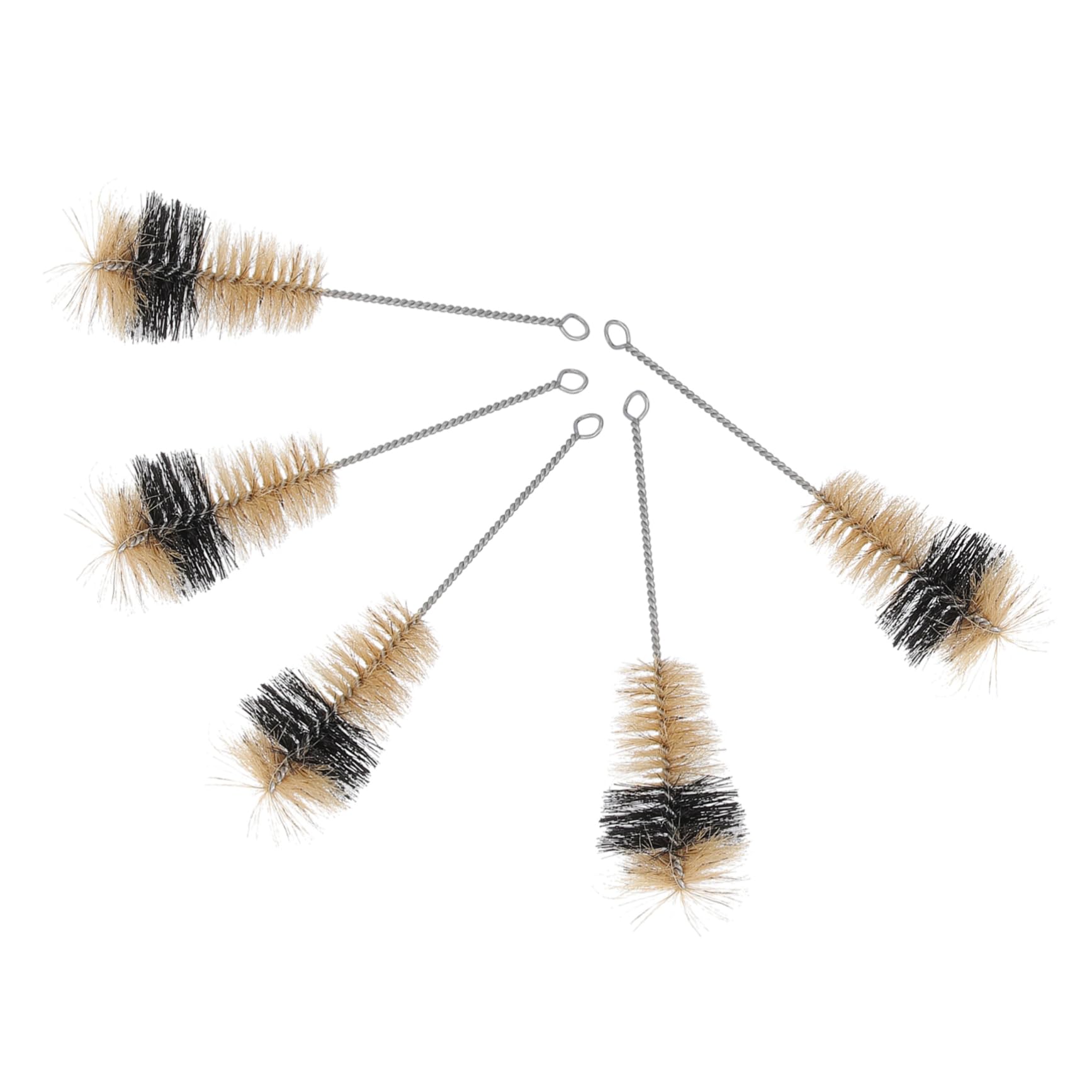 Ciieeo 5Pcs Laboratory Flask Cleaning Brush Pig Bristle Brush for Efficient Cleaning of Laboratory Flasks Reagents Bottles and Experimental Equipment