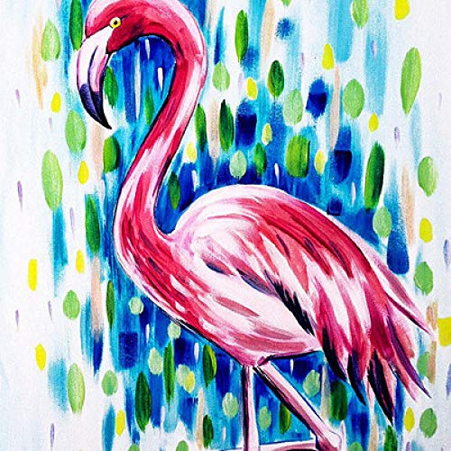 Mosaïque broderie diamant 5D flamant rose contre le stress kit résine complet