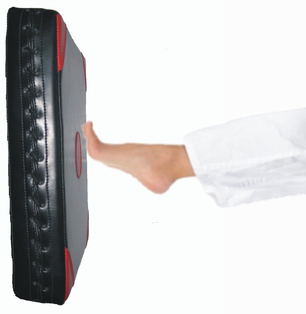 BAY WALL Catcher Wandschlagpolster 68 x 34 cm Gross schwarz weiß Modell 2017 Leder PU Sport Makiwara aus Kunstleder Wand Wandmontage Schlagpolster Schlagkissen, Sandsack, Boxsack,