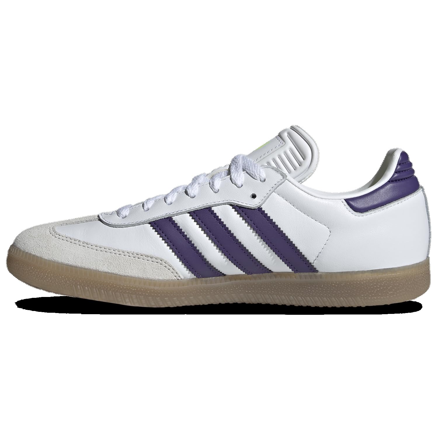 Adidas Samba Messi - Men's (IH8161, White/Purple) Size 7.5