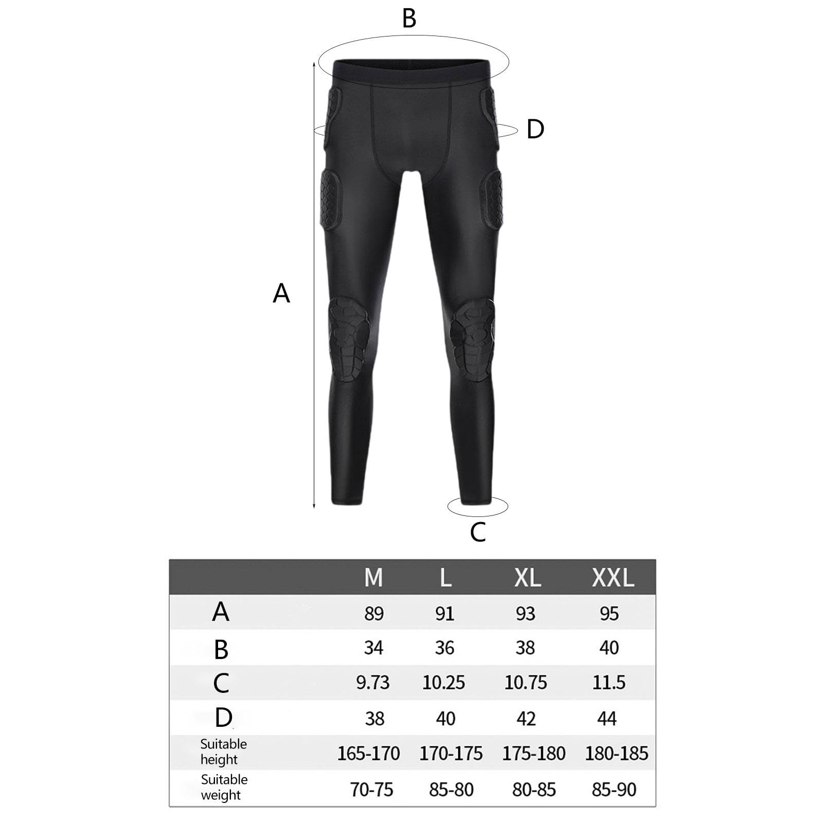 Perfeclan Pantalones de Protección para Equipo de Protección para Deportes de Contacto Durabilidad Ajuste Ergonómico Cómodo Protección contra Im