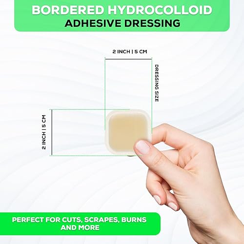 Miniatura 2 de MedVance TM Hydrocoloid - Apósito adhesivo hidrocoloide con borde (2 "x 2") 10 unidades