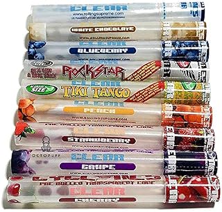 9 x Cyclones Clear Pre Rolled Transparent Cones in Various Flavour - Travelac Pack