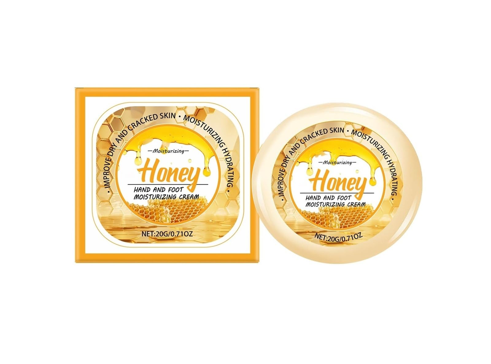 Crema Hidratante Manos Y Pies 20g | Hidrata, nutre y cuida la piel.(2pcs)