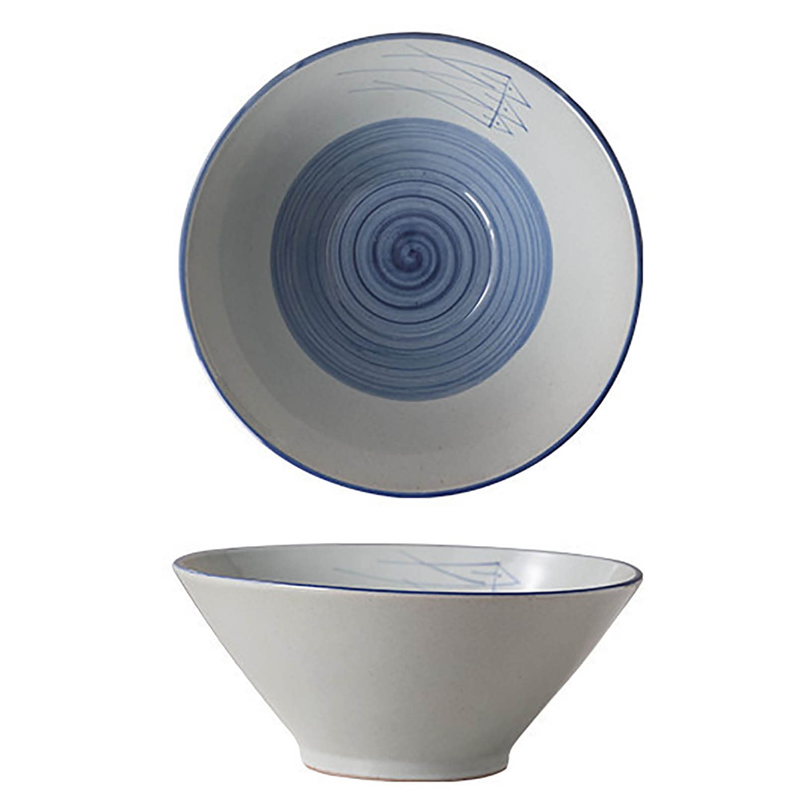Cuencos Ramen de Porcelana Conjunto de 2, Ramen Bowl Japonés Tazón de Fideos Grandes para Sopa Pho Udon Pasta Soba Arroz Ensalada Cereal Lavavajillas Microondas Caja Fuerte