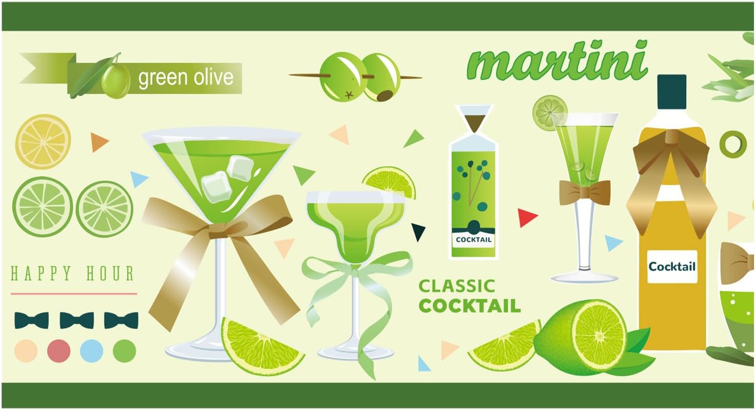 Martini Party Backdrop, 70.87x35.43in Martini Themed Birthday Party Decorations Banner A Tiny Bit Older Backdrop Martini Bar Backdrop for Bachelorette Party Decoration Supplies