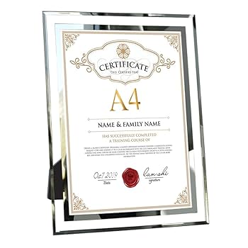 Amazon.co.jp: フォトフレーム a4 ガラス おしゃれ 写真立て