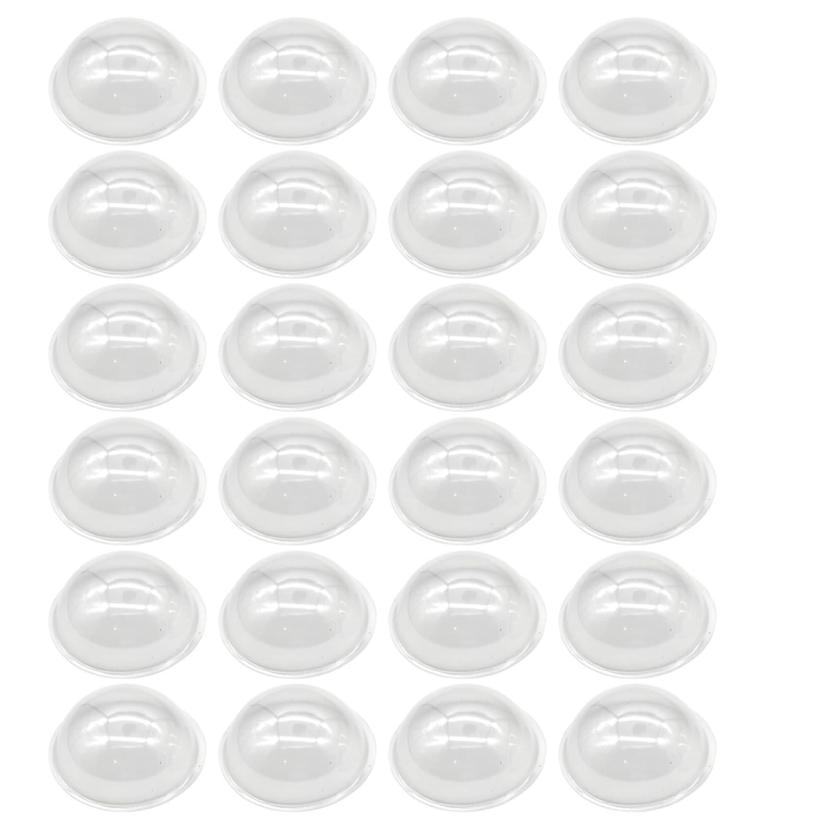 Wedhapy Clear Plastic Ornaments 24PCS Plastic Dome Fillable 3.5 Inch Clear Christmas Ornaments Balls Hanging for Crafts Christmas Tree