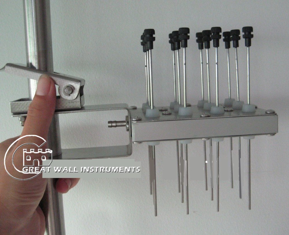 Hgc-12 a d'azote évaporateur pression souffler Concentrateur Lab Scientifique à analyser Instruments 12 échantillons
