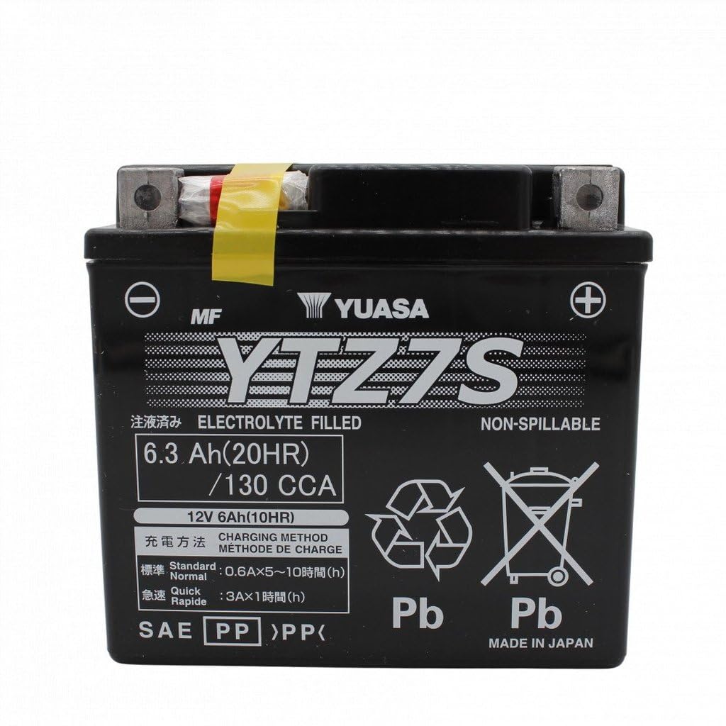 Amazon.com: Yuasa YUAM727ZS YTZ7S Factory Activated YTZ High
