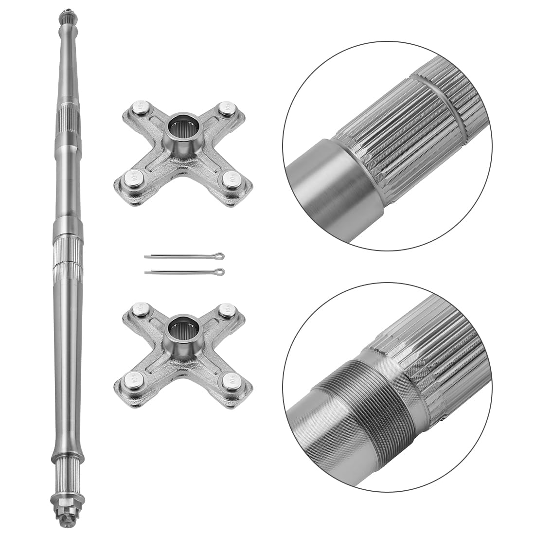 Eje trasero y Cubo de rueda trasera apto para Yama-ha Raptor 700 2006-2025 1S3-25381-10-00 BFK-F5381-01-00 1PE-F53K0-00-00