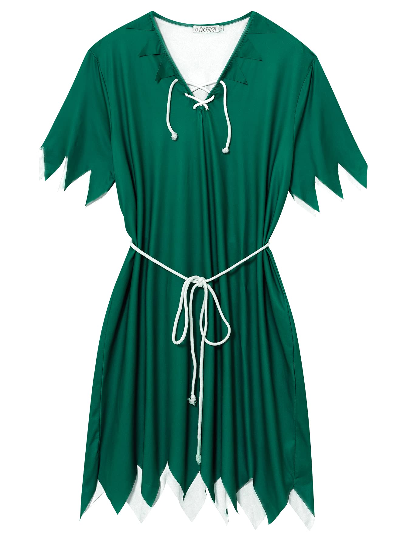 GIKING Men's Halloween Costume with Green Stocking