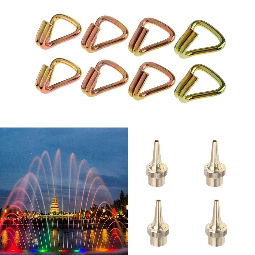 Enakshi® 4Pcs Ratchet Double J Hook + 8Pcs Fountain Water Nozzle Sprinkler Spray Head|Home & Garden | Yard, Garden & Outdoor Living | Ponds & Water Features | Outdoor Fountains-image-21