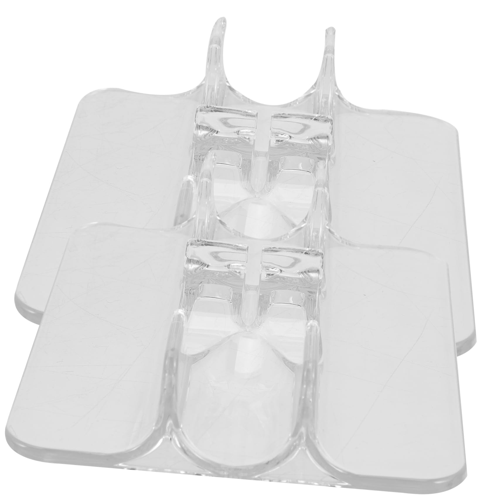 HOOTNEE Roller Skates Display Rack Ice Skate Display Stand Acrylic Skates Display Holder for Shopping Mall Use