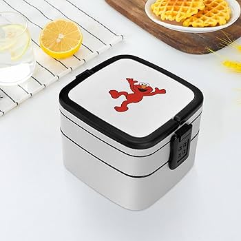 Amazon | セサミストリート エルモ 弁当箱 2段 ランチボックス