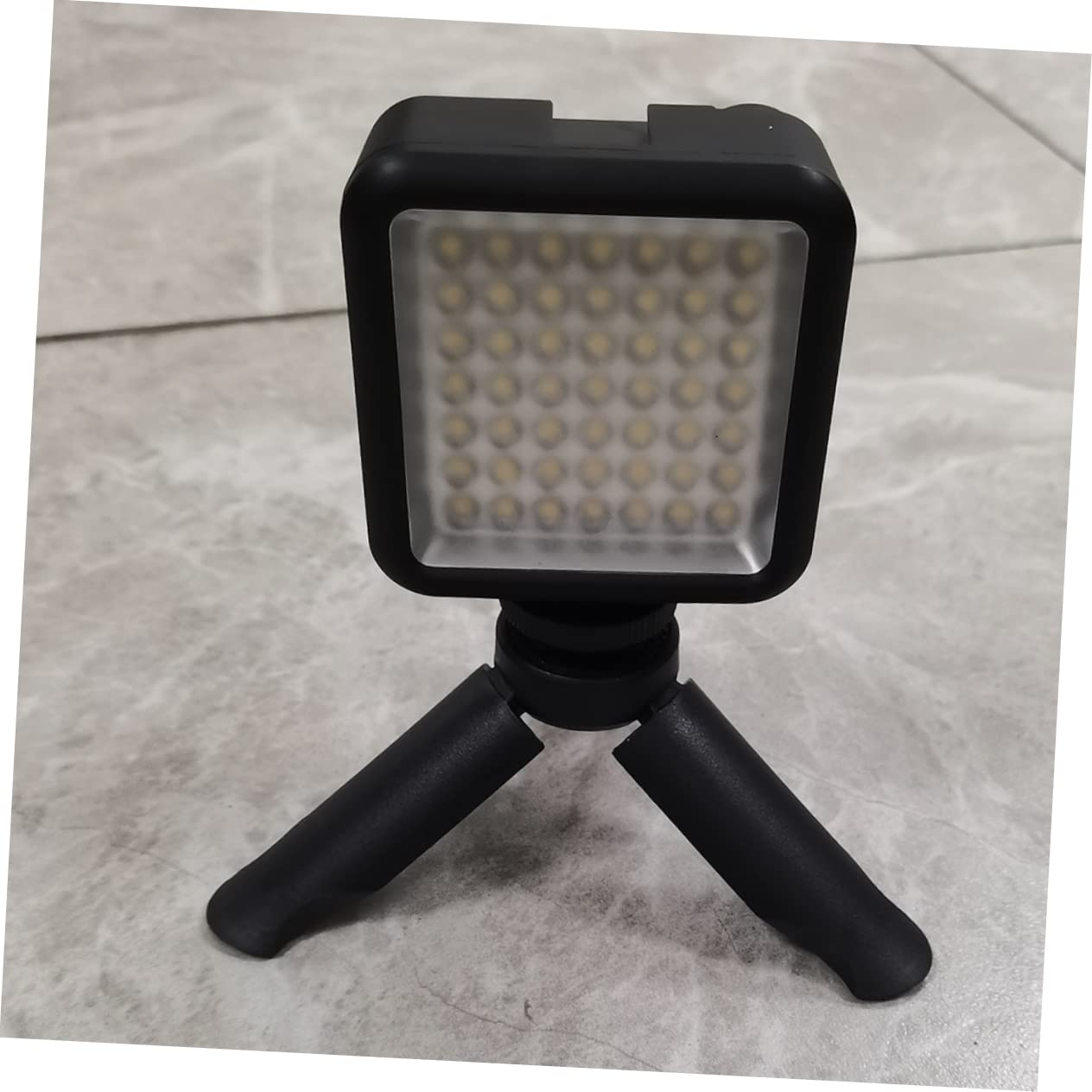 Uonlytech 4 Pezzi Treppiede da Tavolo Pieghevole in Abs, Supporto Smartphone e Fotocamera Attacco 1/4, per Riprese e Streaming