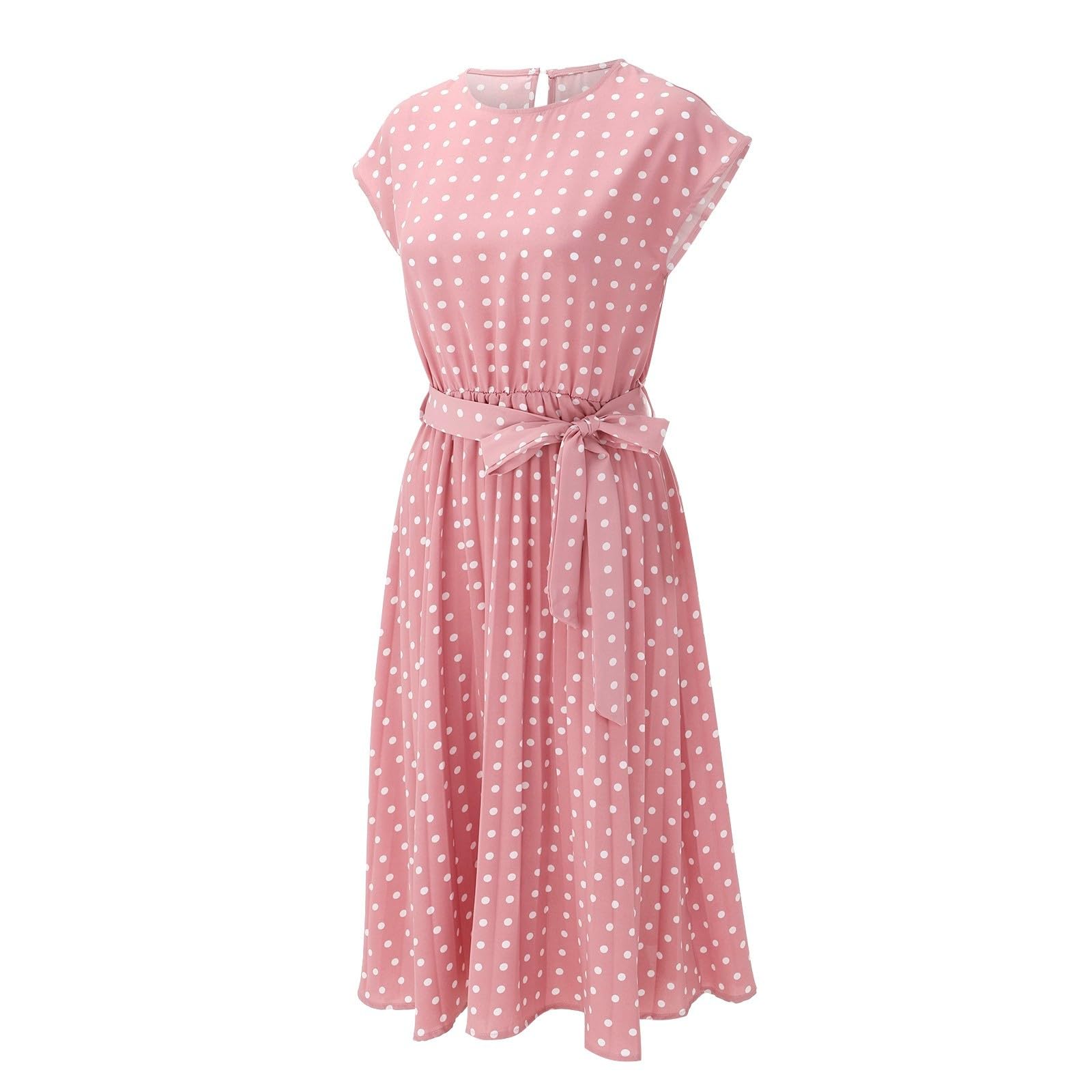 2026 Longue décontractée pour Femme avec Ceinture imprimé Tenue Quotidienne de Vacances Printemps-été-Automne élégance légère pour Toutes Occasions