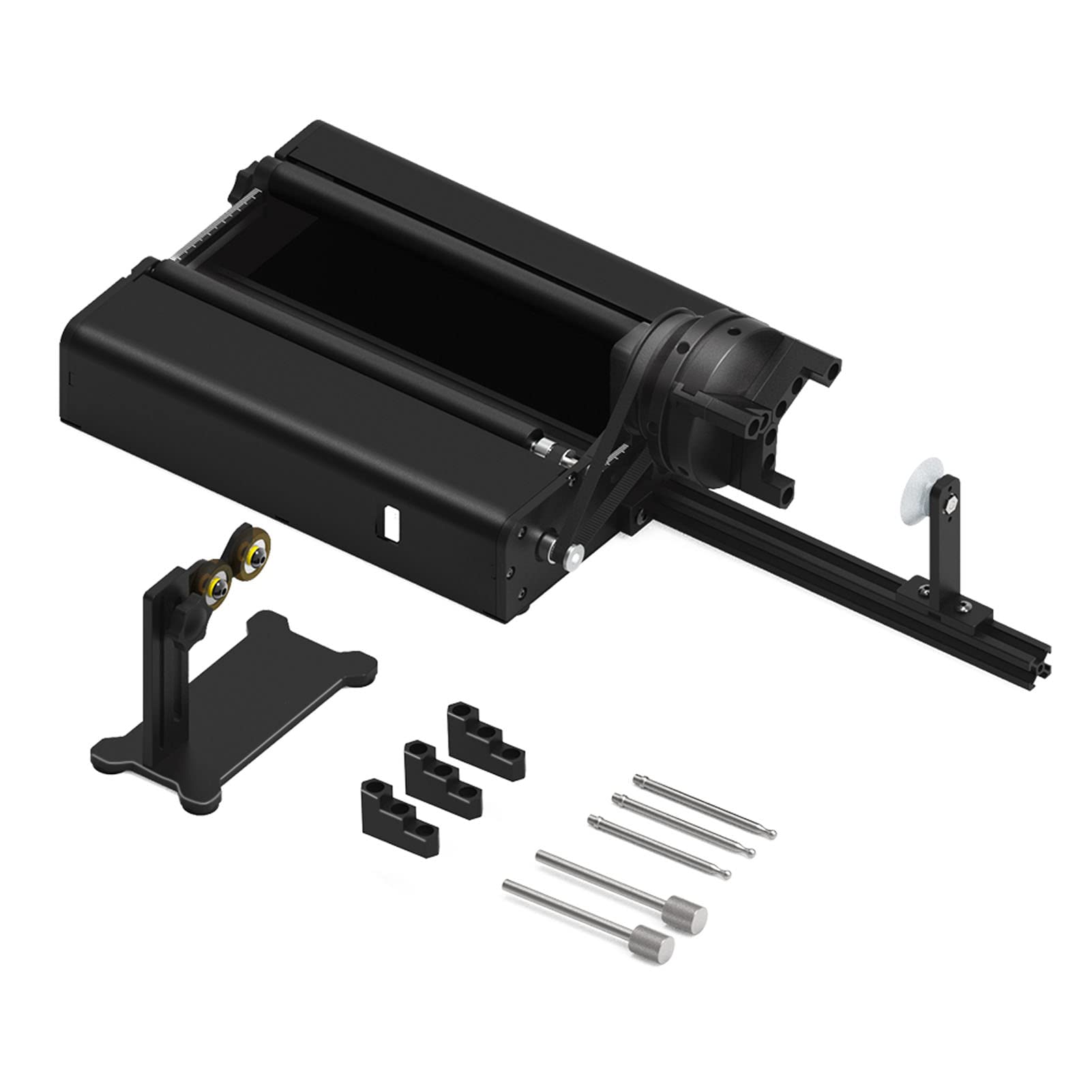 Laser Engraver Rotary, Attachment 4 in 1 Cylindrical Engraver for Engraving Wine Bottle Ring