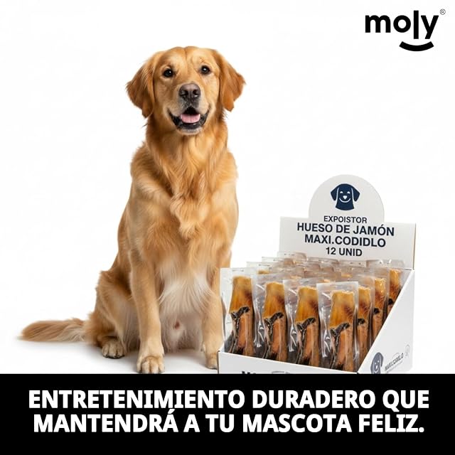 Foto 5 de 7 de MOLY Hueso de Jamón Maxi Codillo para Perros