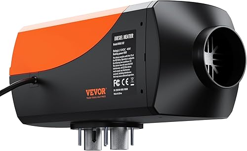Miniatura 8 de VEVOR Calentador diésel de 5KW, calentador de aire diésel con control de aplicación Bluetooth, ajuste automático de altitud, control remoto y LCD,