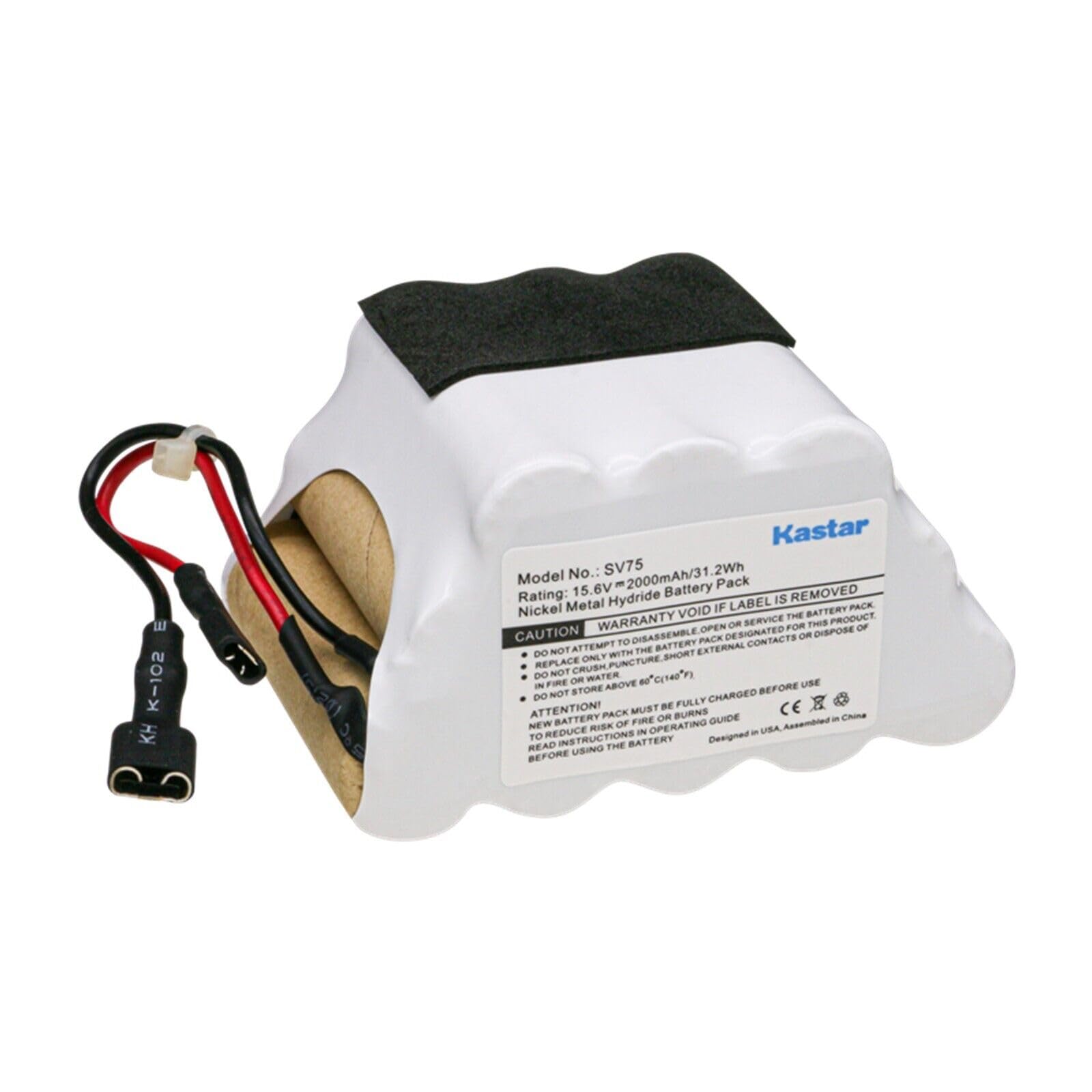 Kastar 1-Pack Battery 15.6V 2000mAh Replacement for Shark XB75N SV75-N SV75Z-N SV75C-N SV75SP-N N-Series SV75_N SV75Z_N SV75SP_N SV75N SV7514-N Cordless Pet Perfect Hand Vacuum Euro-Pro Shark-Ninja