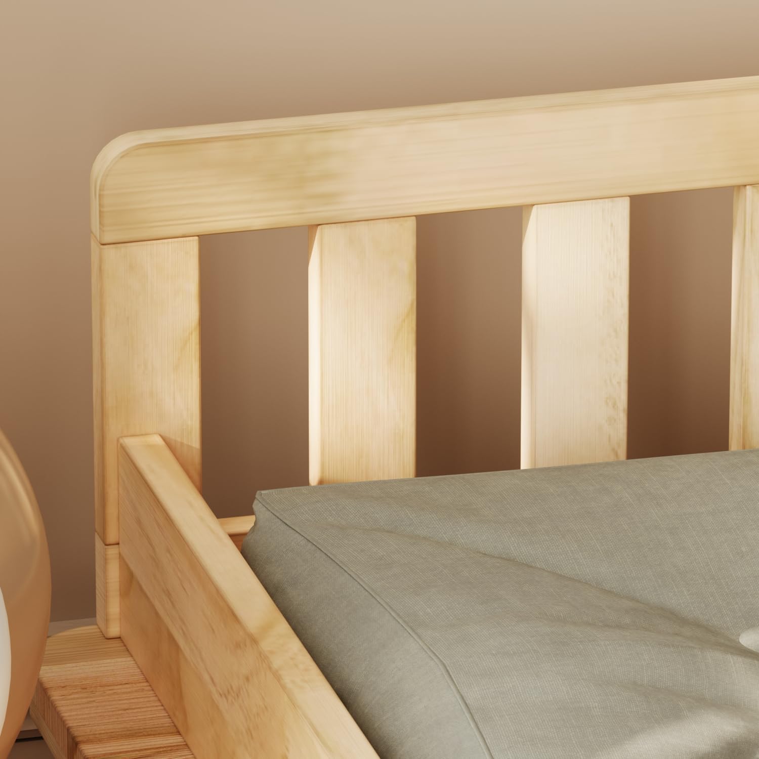 Cambiador grande de madera maciza, 9 cajones, borde extra alto, cómoda para pañales con gran espacio de almacenamiento, 140 × 48 × 102 cm, color natural