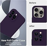Vista 391 de FireNova Designed for iPhone 13 Pro Max Case, Silicone [Camera Protection] Phone Case with [2 Screen Protectors], Soft Anti-Scratch Microfiber Deep