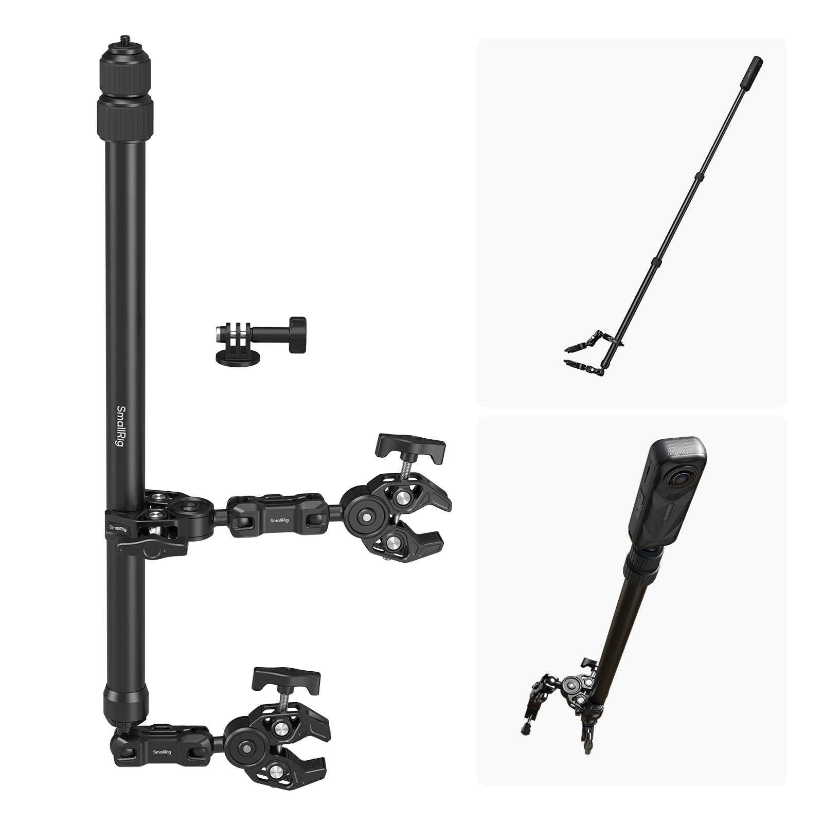 Amazon.com : SMALLRIG Motorcycle Mount Bundle for Insta360 X5/X4