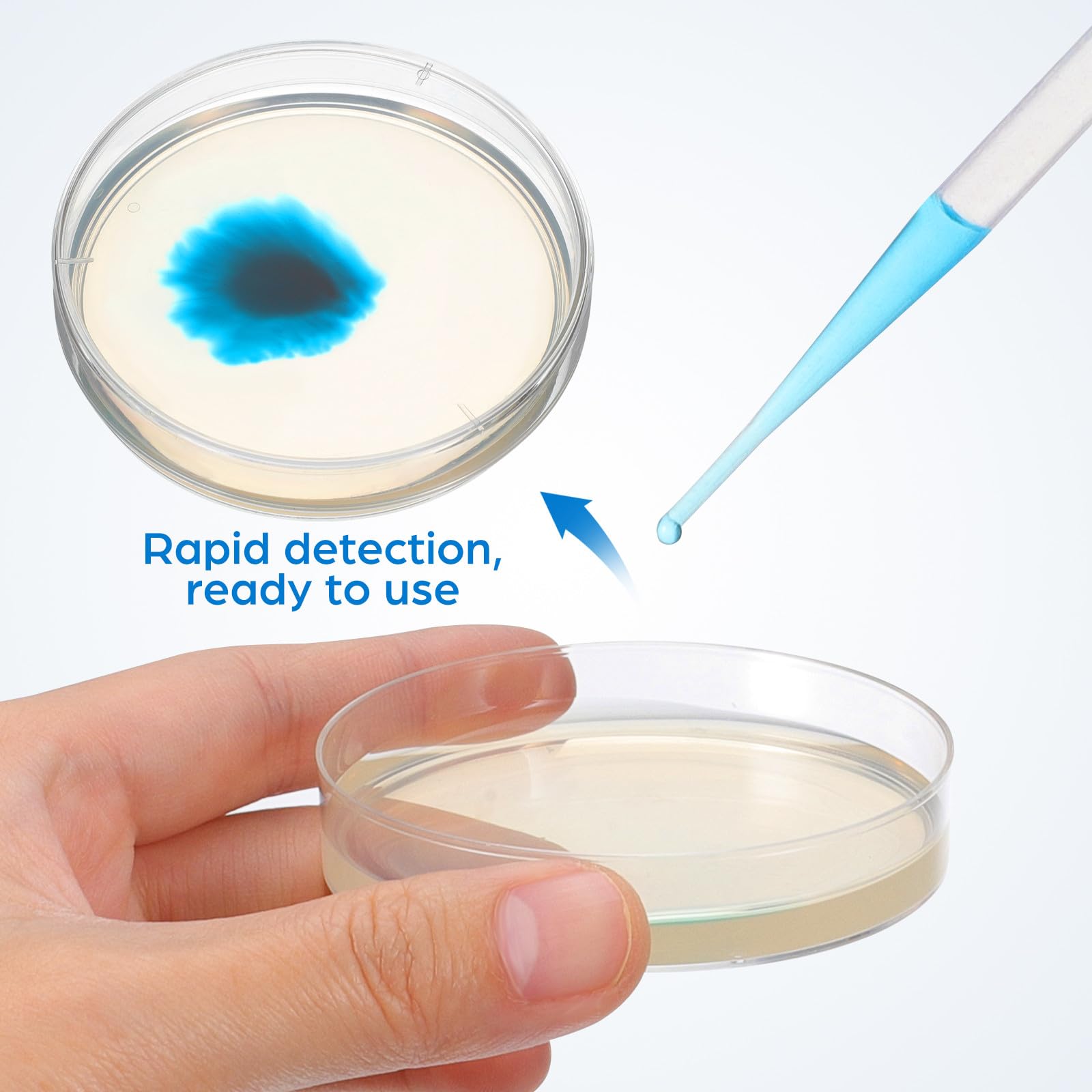 Piastre di Agar per Esperimenti Scientifici 7 CM Set da 20 Pezzi Pre-Colate per Coltura Tissutale in Laboratorio Materiale per Esperimenti Forniture Portatili per Lezioni di