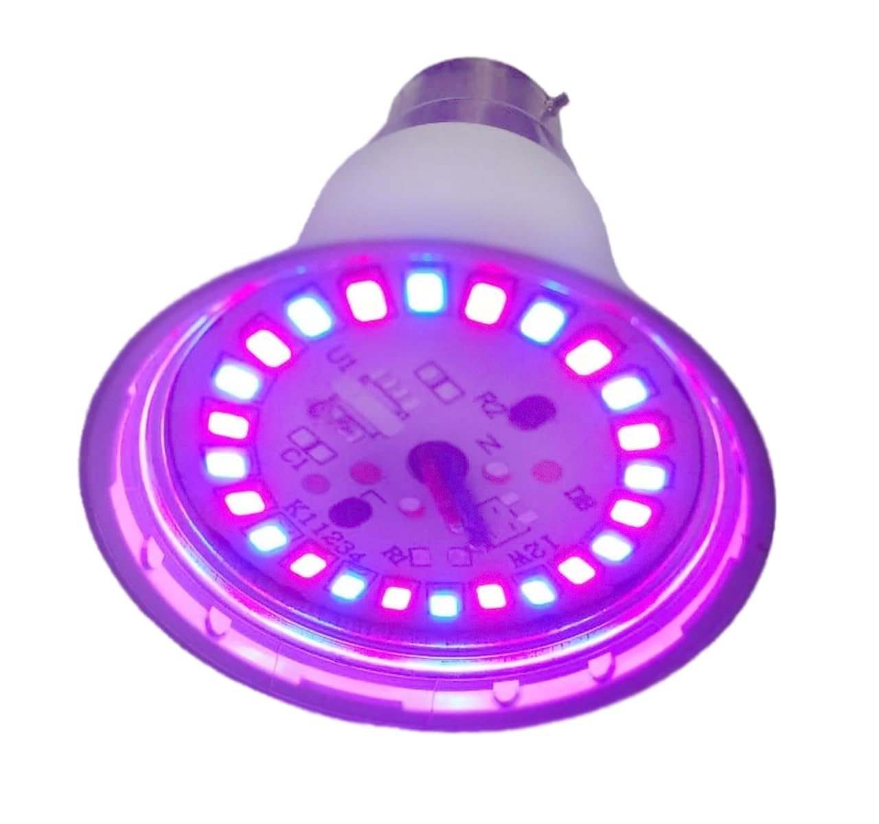 TORPE Full Spectrum Plant Grow Light Bulb, 12W, B22, with Clear PC Cover, for All Stages of Indoor Plants, Model BR-24-image-24