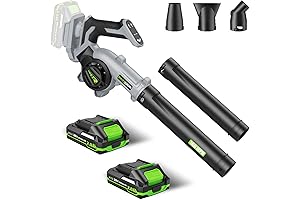 Electric Cordless Leaf Blower with Dust Control Technology