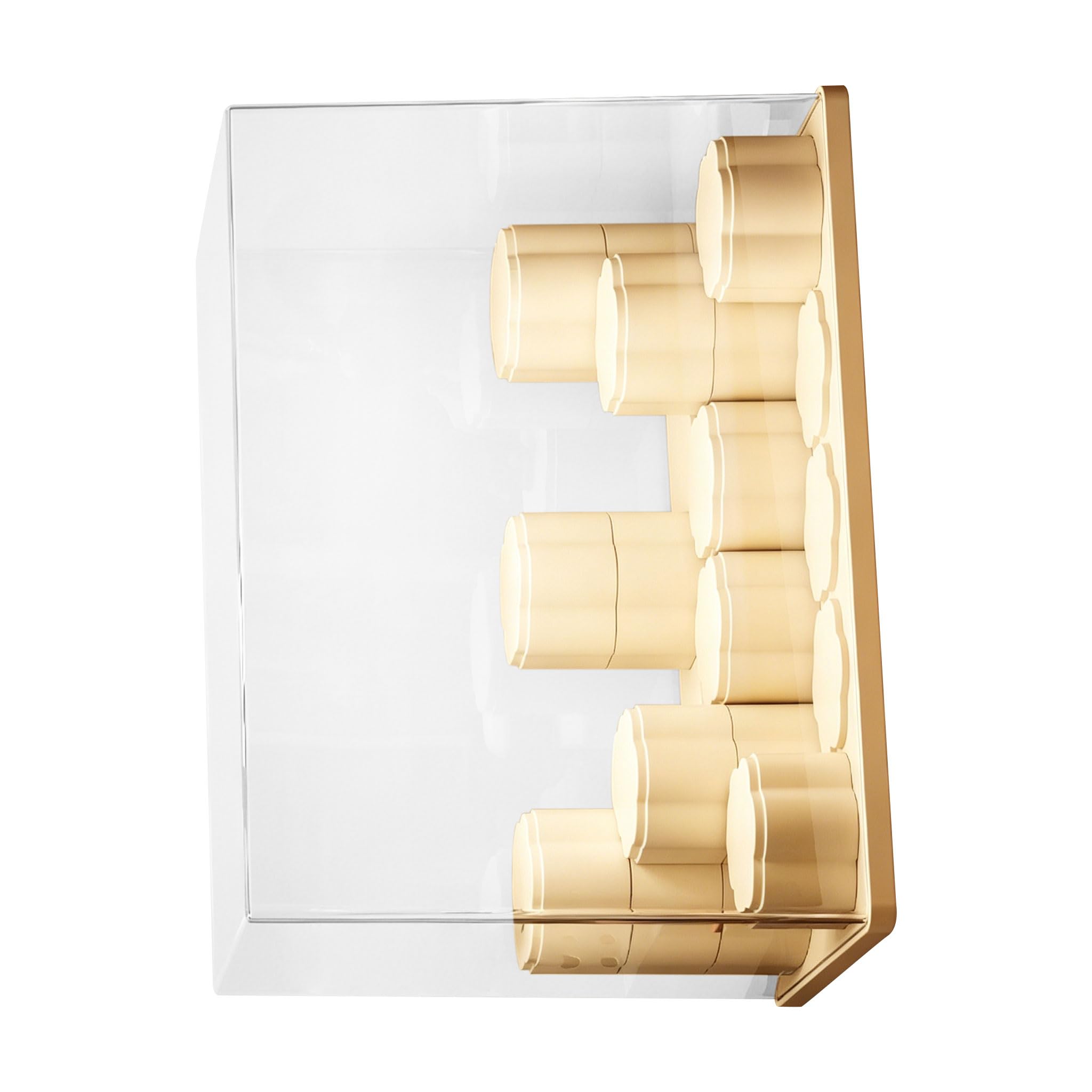 Piceioep Multi-Level Storage Rack for Sewing Supplies Featuring Stackable Design and Sturdy ABS Construction Anti Slip Figure Holder