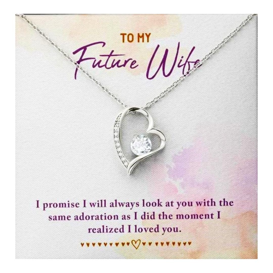 925 Sterling Silver Best Unique Gift For Fiance Female - Pure Silver Pendant & Message Card Female- | Necklace to Gift Women & Girls | With Certificate of Authenticity-image-31