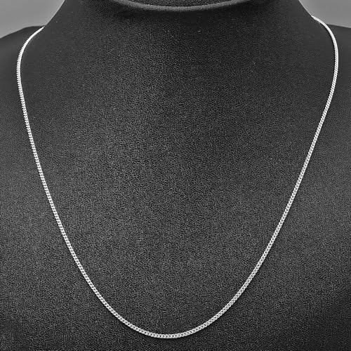18 inch Curb Style Chain 925 Sterling Silver Jewelry DGC10334