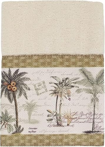 Avanti Linens - Paño de baño, algodón suave y absorbente (colección Colony Palm)