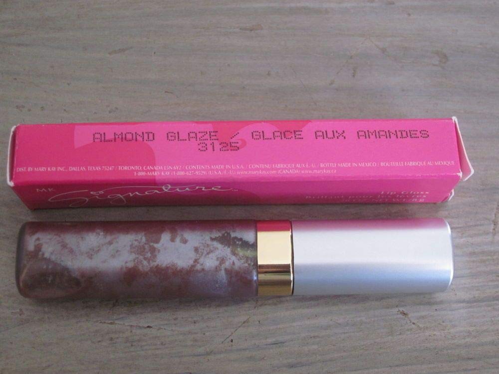 Mary Kay Signature Lip Gloss Almond Glaze in ORIGINAL .28 oz Tube! ~ The Taller/Longer Tube!