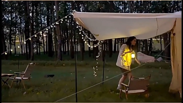 Clearhill 2-Pack Rechargeable Camping Lantern – Vintage Flame Effect, 3 Lighting Modes, Dimmable, IPX4 Waterproof, 1200mAh Battery, Hook Included, Indoor/Outdoor Use