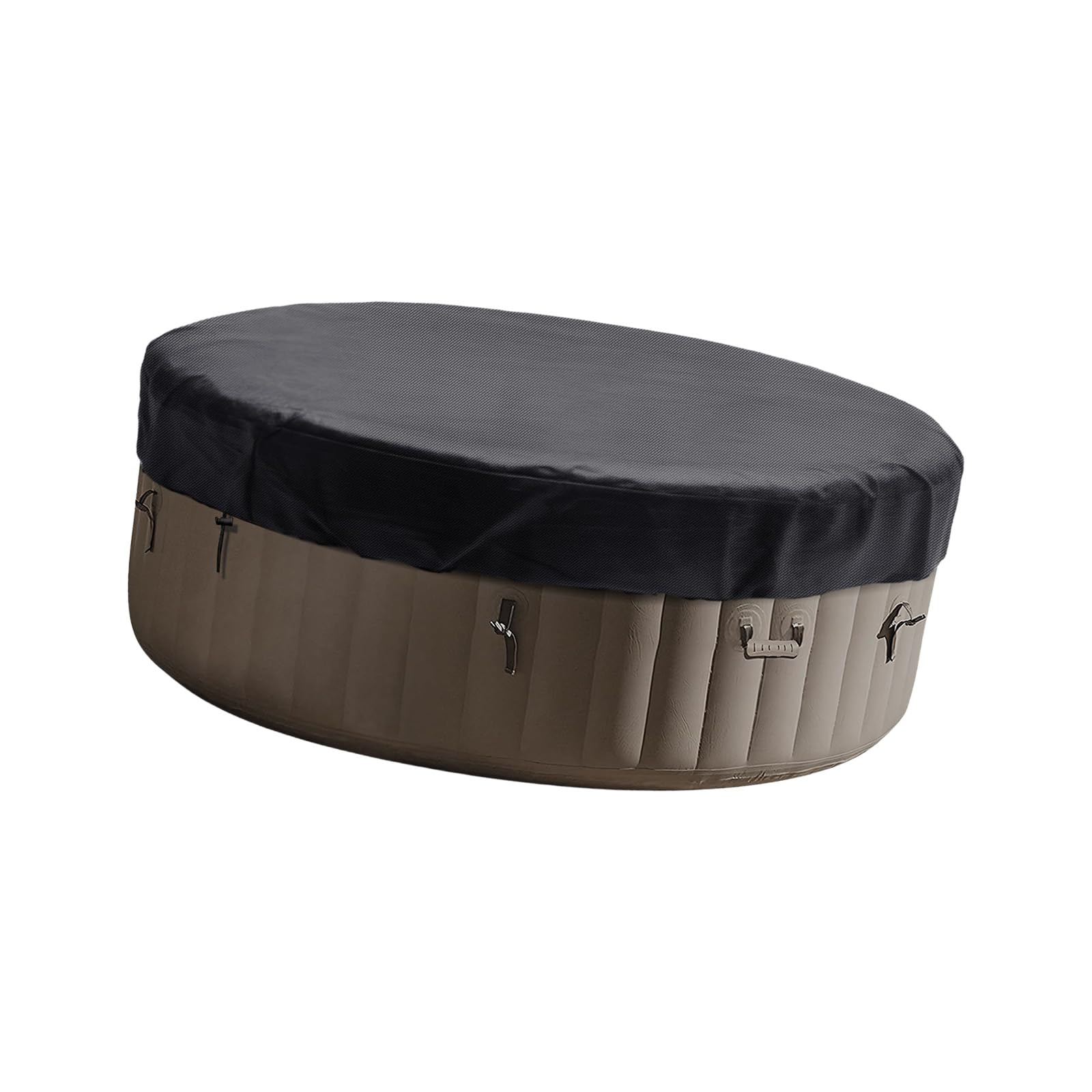 Elnwnnkc Bath Tub Protector Elastic Round Shape Enduring Oxford Cloth Cover Dustproof Fit Home Spa Accessory Round Tub Cover