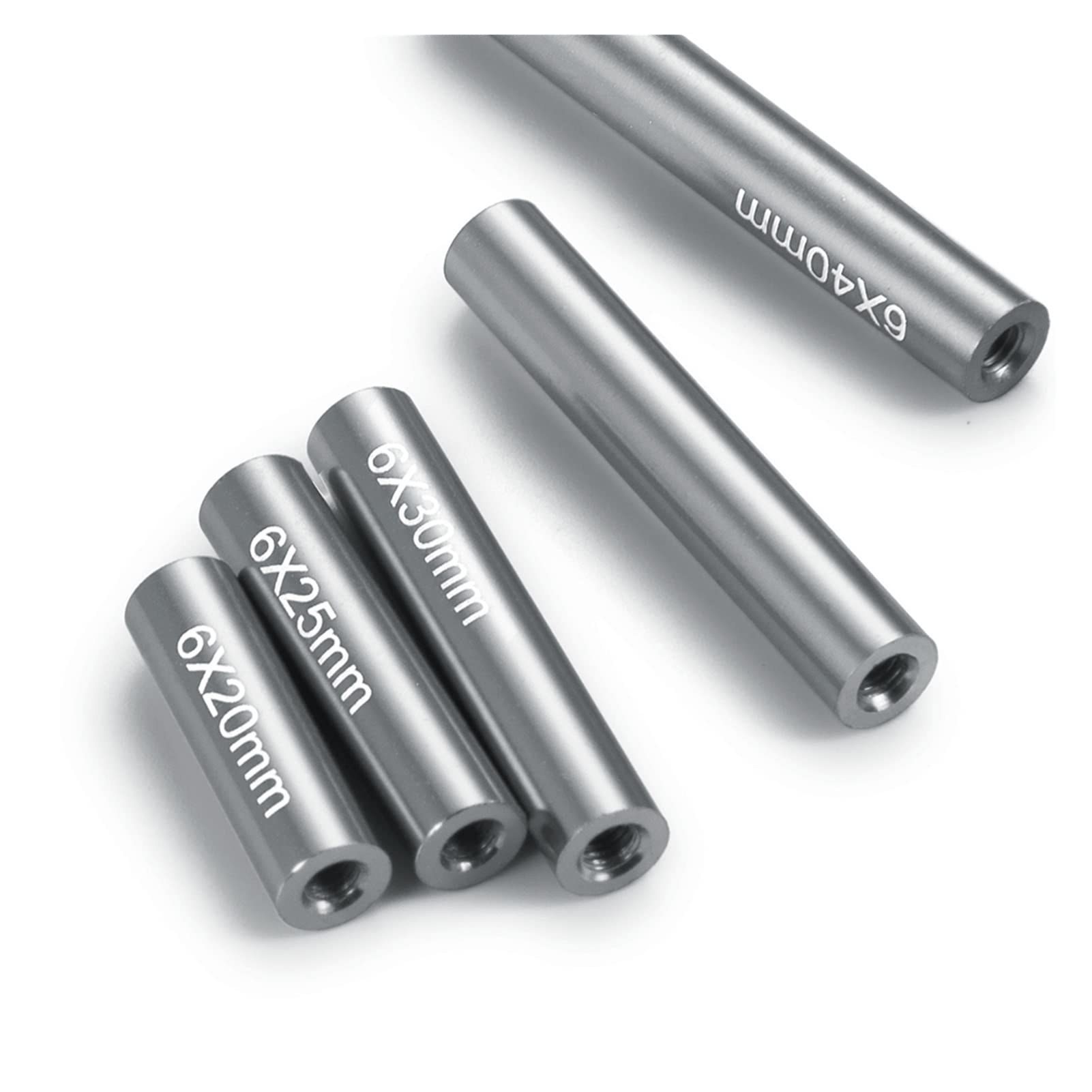 17 szt. Zestaw drążków łączących ze stopu aluminium 20-100mm